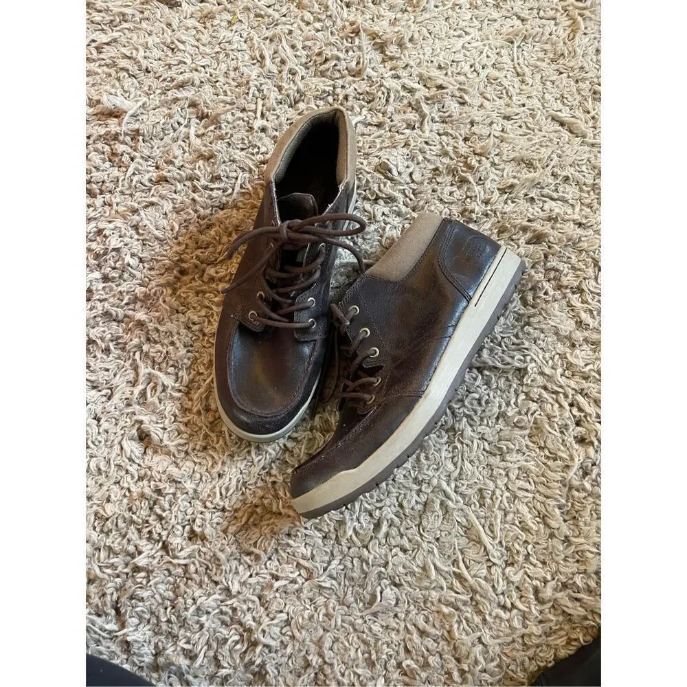 The‎ North Face Mens Brown Leather Chukka Boots  Shoes 10
